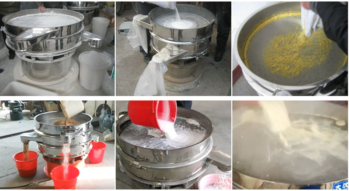 豆?jié){振動篩可適用于化工行業(yè)、食品行業(yè)、冶金礦業(yè)、公害處理等行業(yè)