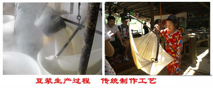 豆?jié){的傳統(tǒng)過濾篩分方式。