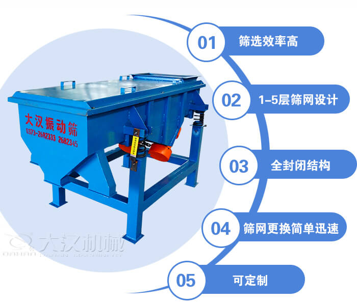 玉米篩選機特點：篩選效率高，1-5層篩網(wǎng)設(shè)計，全封閉結(jié)構(gòu)等。