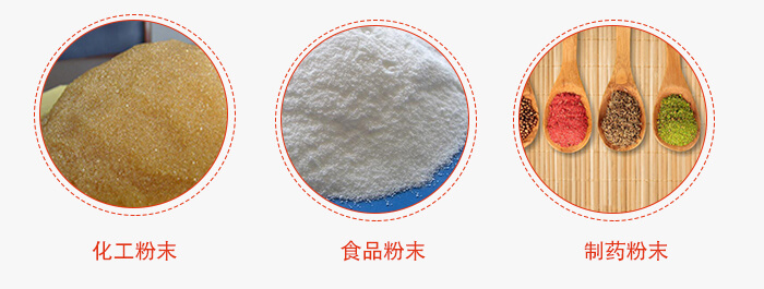 磁懸浮試驗篩適用物料：化工粉末，食品粉末，制藥粉末等。
